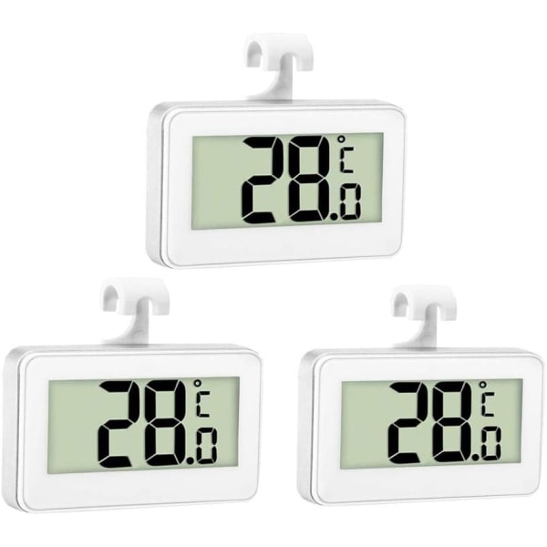 3X køleskabs termometer digitalt termometer fryser termometer ref