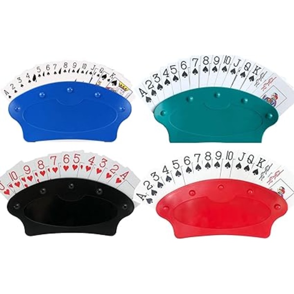 4 st spelkortshållare, spelkortshållare handsfree pla