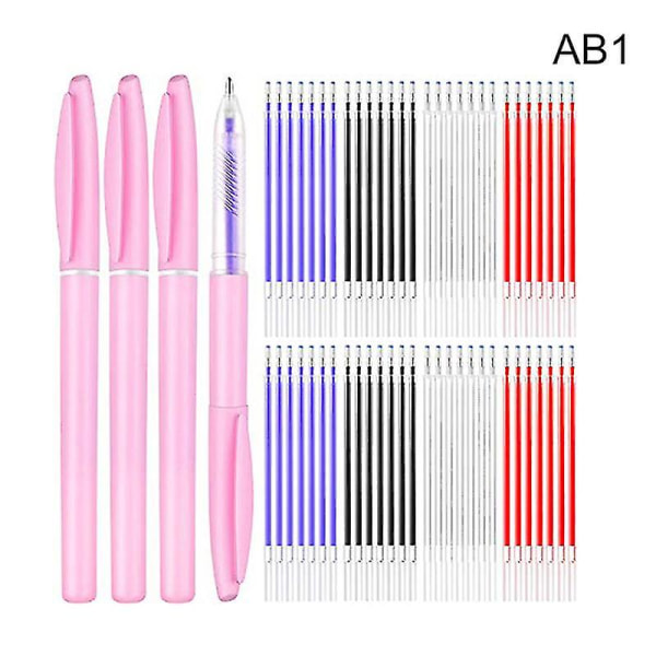 Varme-slettbar markeringspenn magisk hemmelig markør med påfyllingsblekk for stoff lær A1