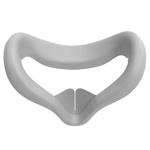 VR-ansikts silikondeksel pute for Oculus Quest 2 (sølvgrå)