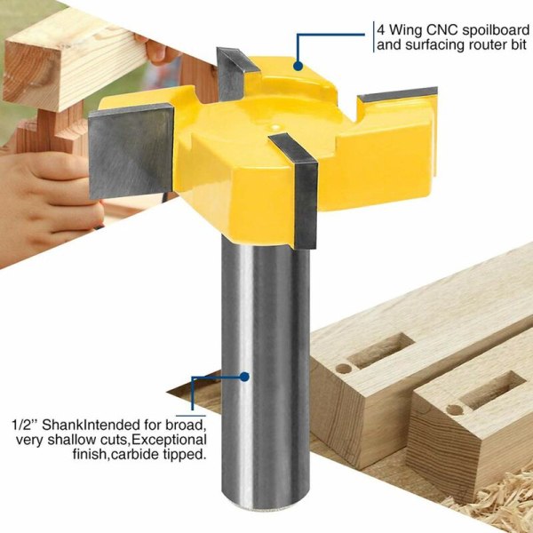 Standard CNC fræser til - pladeudflader - 1/2"