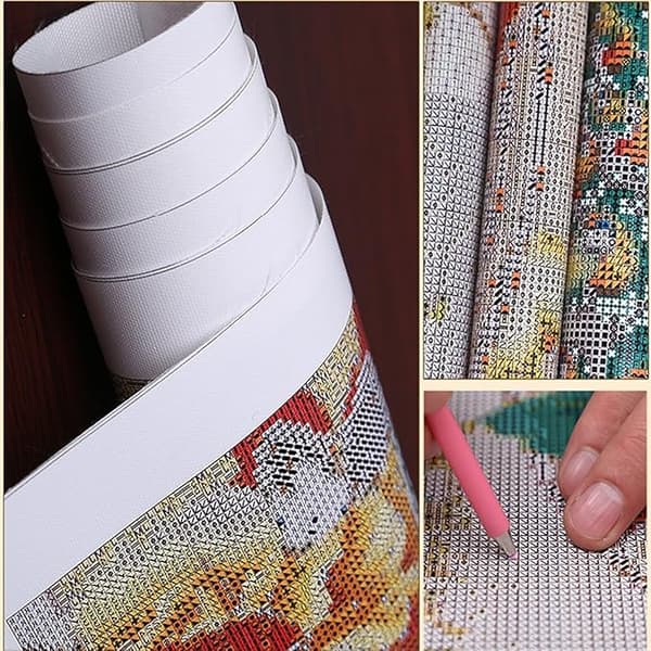 DIY 5D timanttimaalaus ristipistokirjonta timanttimaalaus
