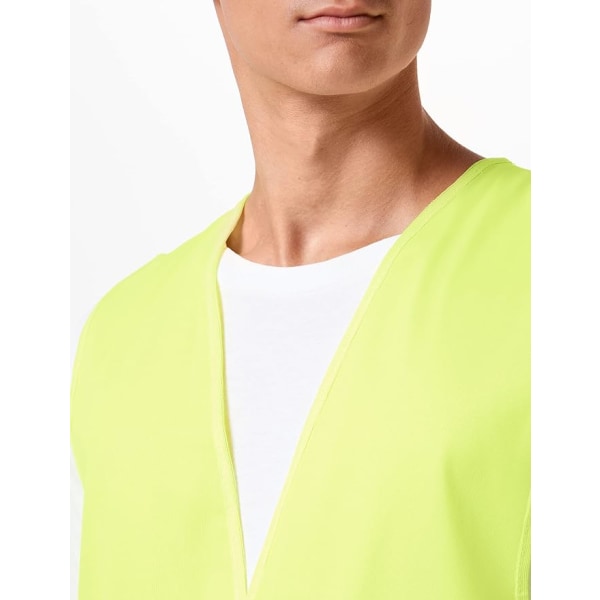 Unisex Reflekterende Sikkerheds Ce En-471 T/Xl Unik Høj Synlighed Gul Vest  Gul  XL EU