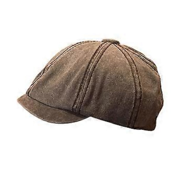 Newsboy Cap Hodeplagg Klassisk Vinter Vår Pageboy Hatt for Reise Utendørs Dating (kaffe)