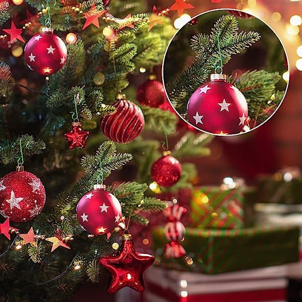 200 stycken julgranskulor, julgranskulor krokar S Sha