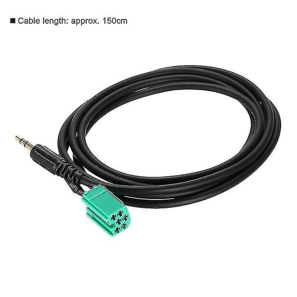 Aux-ingångsadapter för Renault 2005-2011 Clio Megane Laguna Modus Mp3