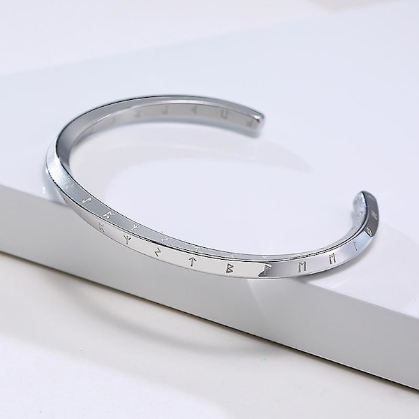 Viking Armbånd Mobius Mænd Armbånd Viking Nordisk Stål Bog Sølv