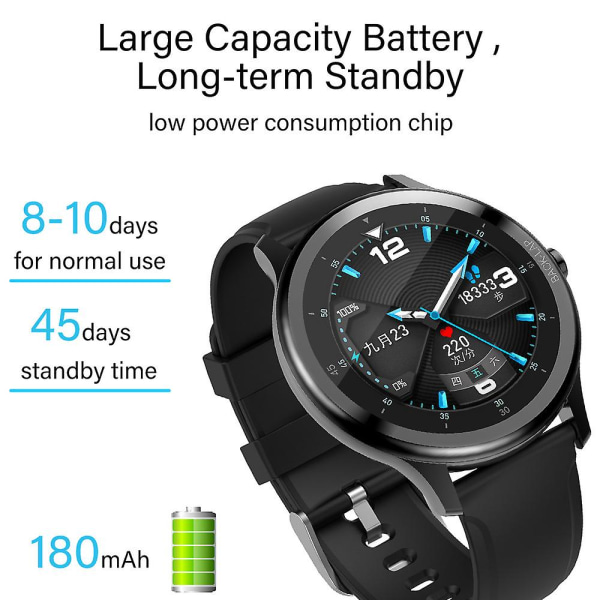 1,28&quot; G28 Smart Armband Puls Vattentät Sport Bluetooth Smart Watch