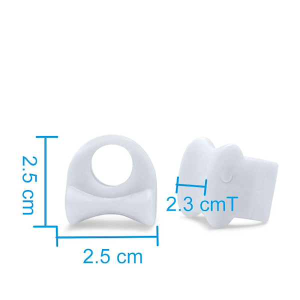 [10x] Tåseparator, Tåseparatorer Ortos för Överlappande Tå, Hallux Valgus, Hammartå