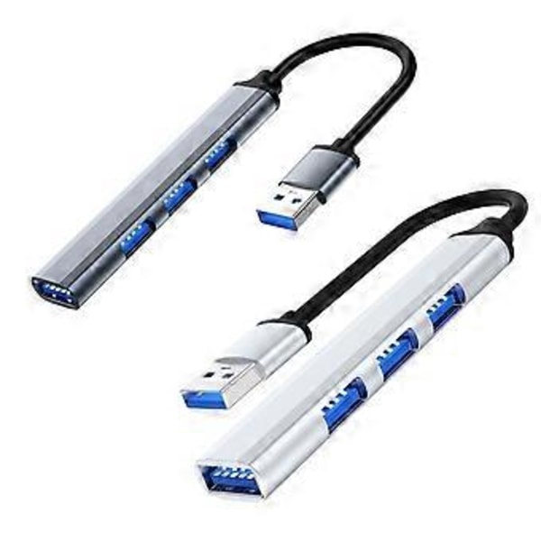 RYRA 3.0 USB C Hub Fyrportars Typ-C Förlängare Multifunktionell Dockningsstation Multi
