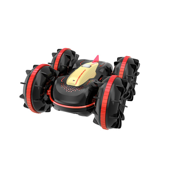 Amfibisk fjärrstyrd bil Rc båt för barn 4wd terräng födelsedagspresent vatten strand pool leksaker röd