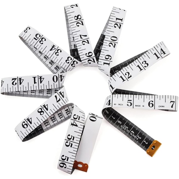Dobbeltsidig sømmeter, 1,5 m 60 tommers skreddersøm