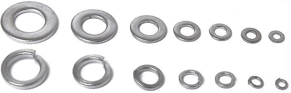 Platt bricka Platt brickor sortimentssats, 700 st kit Platt brickor Rostfritt