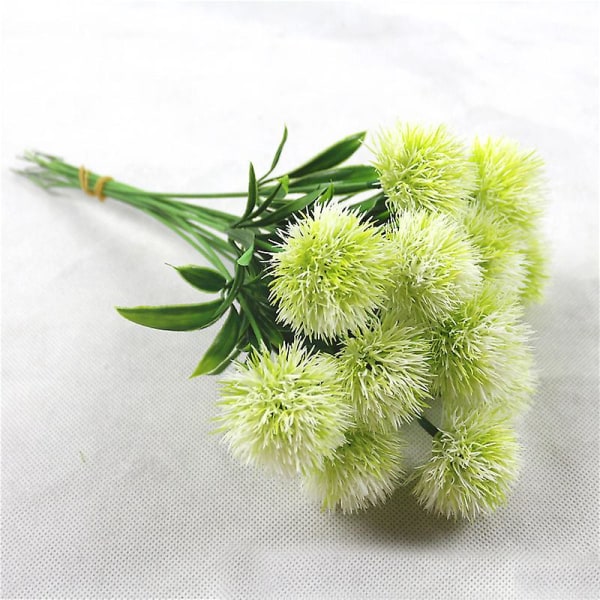 Artificial Flower Simulation Dandelion Plant Flower In White Floral Arrangement Green Gardening -26 5cm Present