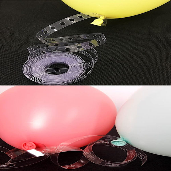 2 ruller ballon kæde, enkelt hul ballon kæde og dobbelt hul