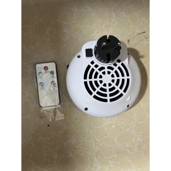 Ceramic heater with remote control 350-400 W, 350-400 W, Plastic,