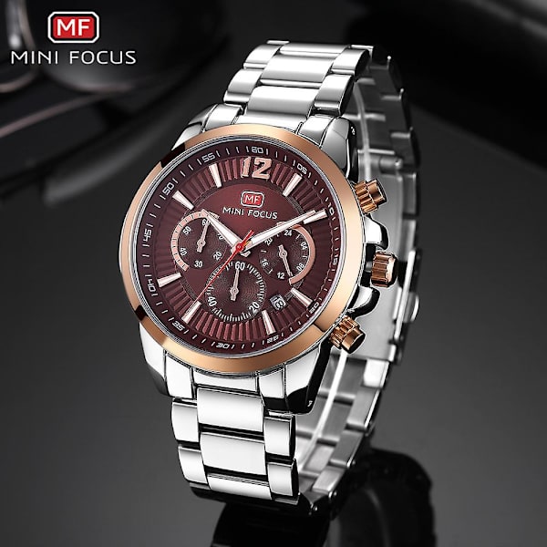 Mini Focus Business Herreur Vandtæt Quartz Ur 0087g