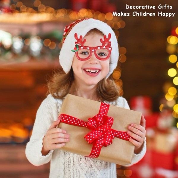 12stk julefestbriller til julekostymetilbehør Crea