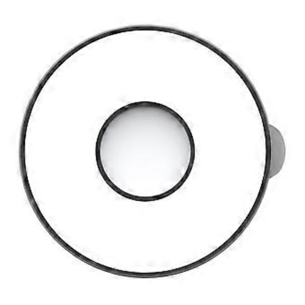 AirTag-pidikekotelo liimatarrakiinnityksellä TPU+PC Suojaava Tracker Finder -suojus - Harmaa Grey