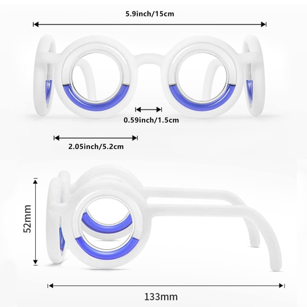 Anti-rörelsesjuka glasögon, lämpliga för barn med rörelsesjuka, ultraportabla rörelsesjuka glasögon