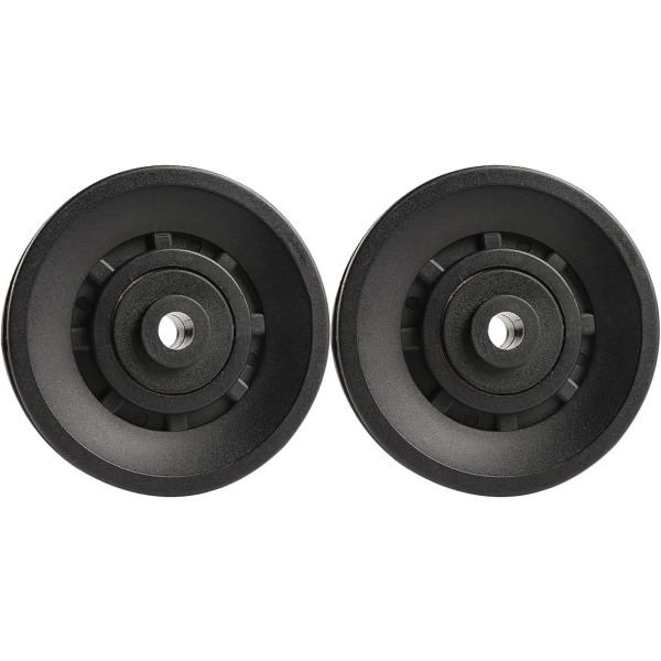 90mm Universal Bearing Wheel Pulley for Cable Machine Gym Additional Equipment for Garage Door