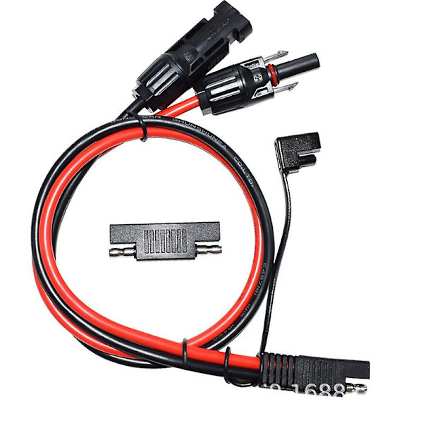 SAE-liitin MC4-kaapeliin 10 AWG -jatkojohto pölytiivillä suojakorkilla.