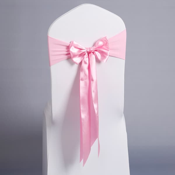 (Rose Gold) 2-pak satin stolpynt til bryllupsreception