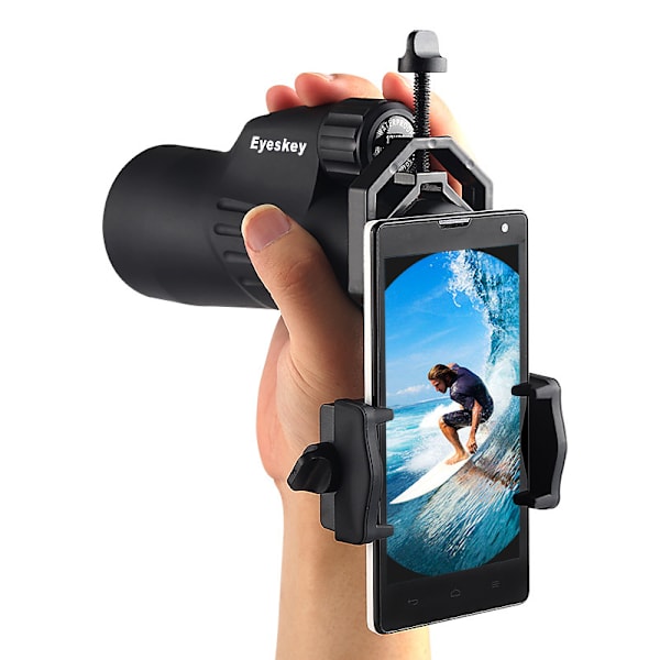 Universal monokulær telefonkamera holder (1 stk. sort)