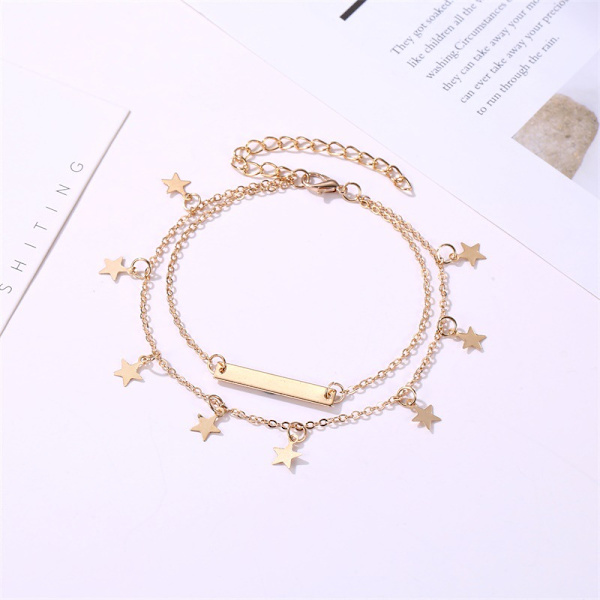 Anklet Jewelry Fashion Style Golden Crystal Anklet For Sexy