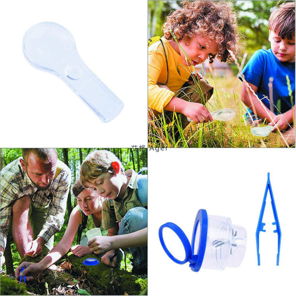 Explorer Kit Bug Catcher Kit til børn Sommerfugle Kit Outdoor Adventure Kit Inkl. kikkert Kompas lommelygte