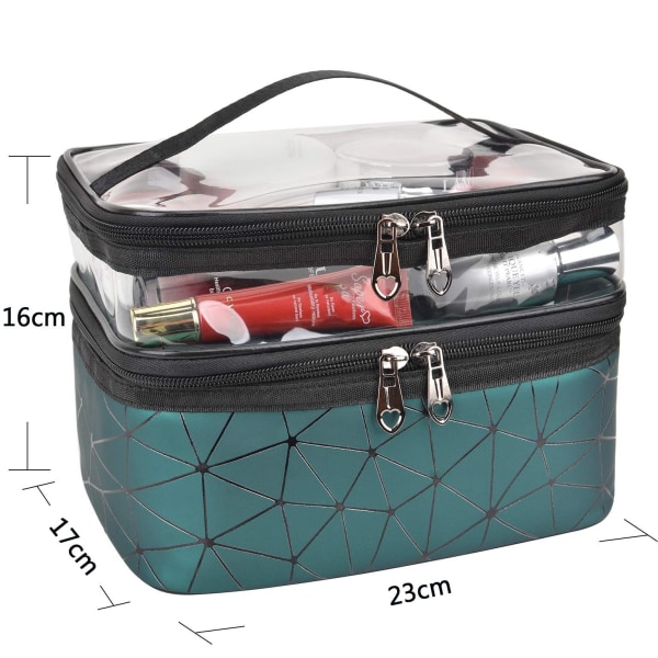 Cosmetic case makeup bag, transparent cosmetic bag, cosmetic bag (savings set), in a simple look