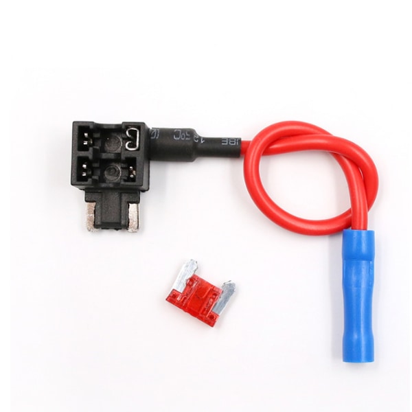 4 stk. Små Add-A-Circuit Bilsikringholder 12V 24V Bladsikringholder Adapter ACS Legg Til En Krets Sikring Tap Piggy Back med 20A Sikring