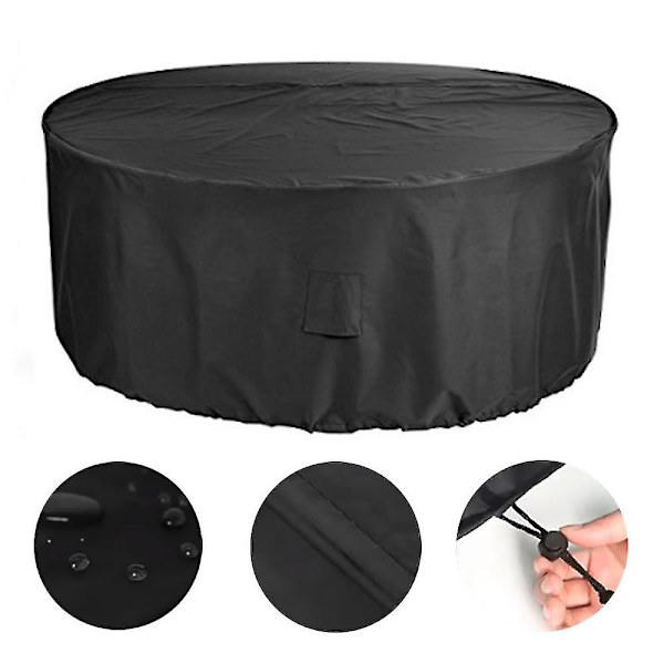 Havemøbelovertræk 210d Oxford stof Stor terrasse sæt cover Havebord cover (148*60cm)