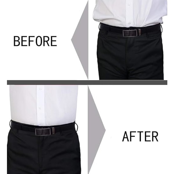 1 Par Skjorthållare för män - Elastisk - Med Anti-Slip Lock - Adju