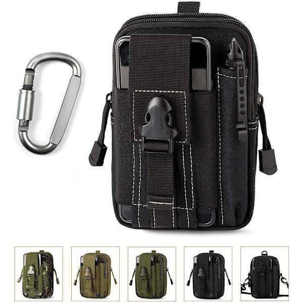 Taktisk bältesväska, EDC 1000D Molle midjeväska/ Multifunktionell Ba