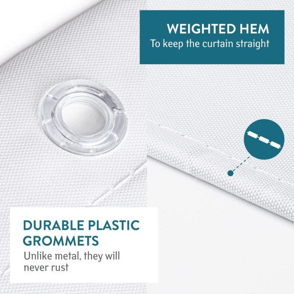 Rolig Groda Polyester Duschdraperi, Mögel- och Svamphämmande