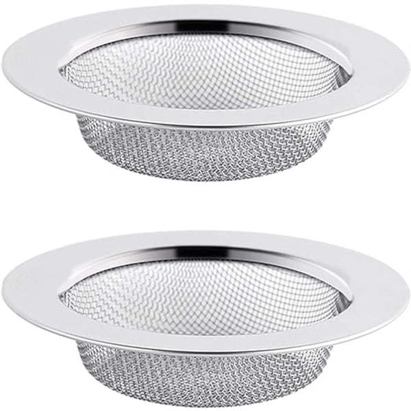 2 st rostfria diskhossil, 7,5 cm avloppssil, diskhossil, diskhossil, diskhossil för kök