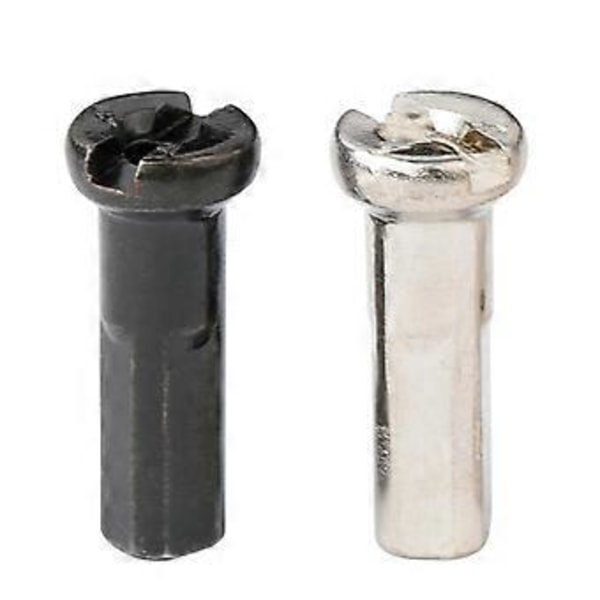 50 stk. egerkapsler til mountainbikes, hjuleger-nippeldekorationer til racercykler 14G 12G 13G Cykeleger-nippel 50 stk. 12G sort 13 mm 50pc 12G black 13mm