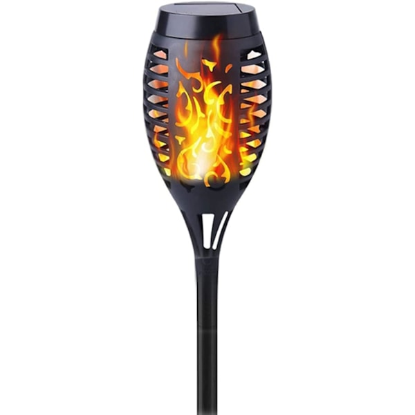 Trädgårdsfackla Ljus, 1 Pack LED-lampor Sol Facklor Vattenpro