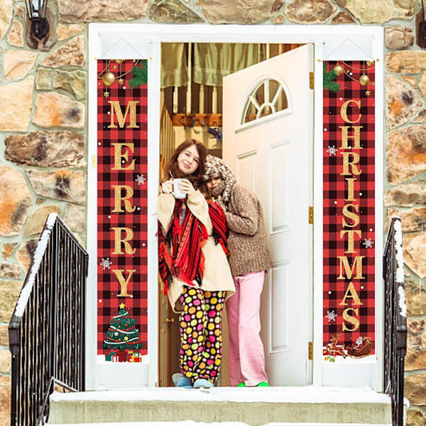 180CM x 30CM God Jul Banderole Jul Hengebanner