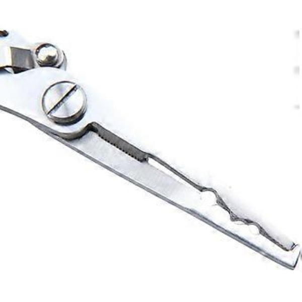 Fisketang i rustfrit stål Krogfjerner Værktøj BB Crimper Line Snips (1 stk, Sort)