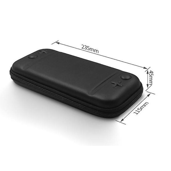 Förvaringsväska Mini Värd Eva Skyddande Överdrag För Switch Lite（Svart）