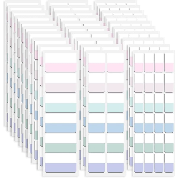 420 st Indexflikar Självhäftande bokmärken Sticky Note-ark Lämpliga för bok