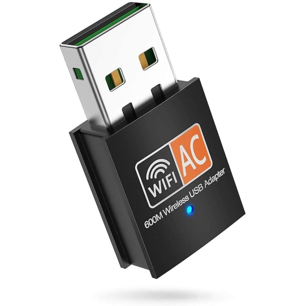 USB wifi-adapter 600mbps, USB 3.0 trådlöst nätverk wifi-dongel med 5dbi antenn, dubbelband 2,4g/5g för pc