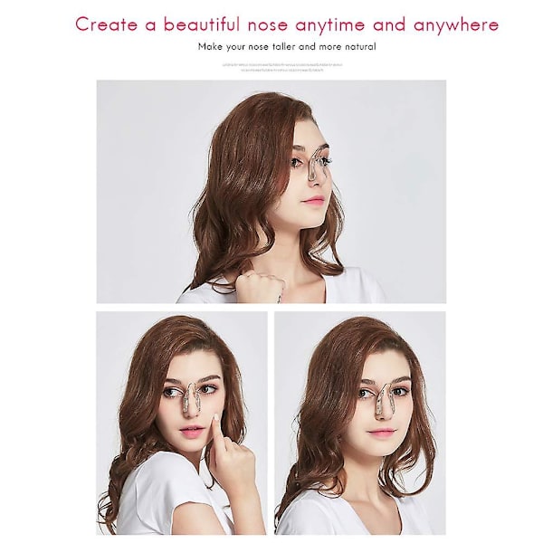 Nenännostin ja muotoiluklipsi Silikoni Magic Nose Up Lifting Bridge Corrector Slimming Device Beauty Tool