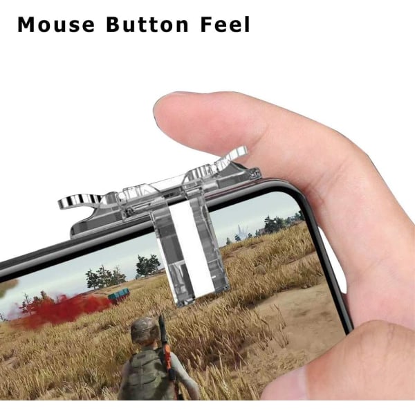 PUBG Mobile Game Controller Trigger, L1R1 Kule Vinger Trigger Sens