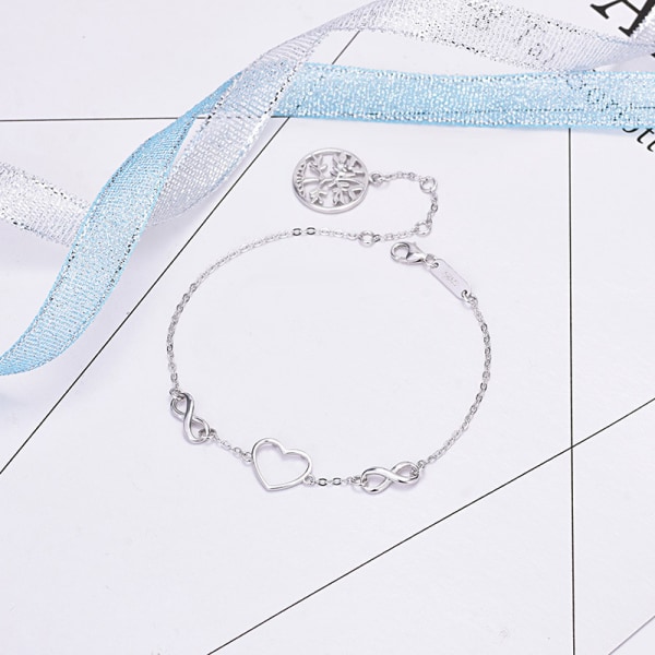 925 Sterling Silver Adjustable Bracelet for Women Girls