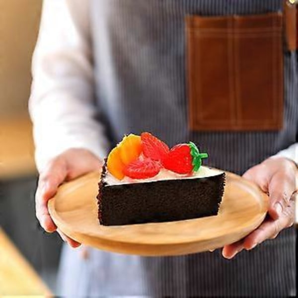 3 st Chokladprydnad Falskt Bröd Modell Falsk Tårta Leksak Falsk Tårta Display Konstgjord Mat Leksak Faux Skiva Tårta