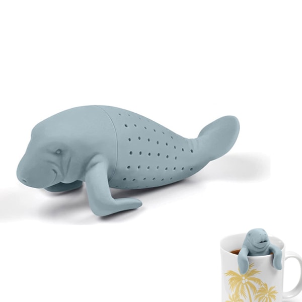 Kreativ silikon delfin tebryggare, tesil