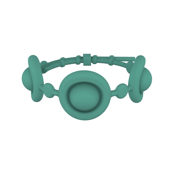 Deratization Pioneer Armbånd Bubble Puzzle Dekompresjon Finger Silikon Armbånd Lekeklokke (grønn)